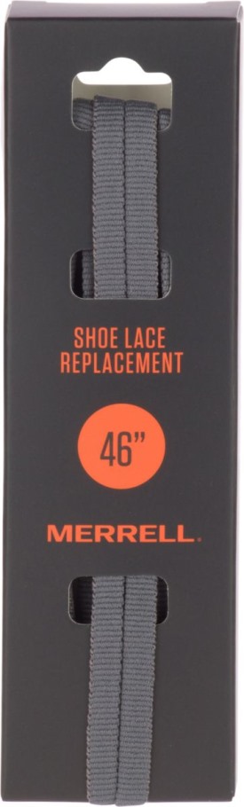 Merrell Flat Shoe Laces Charcoal