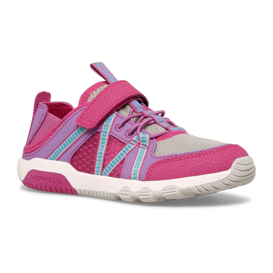 Merrell Fuchsia Turq Little Kid's Hydro Free Roam Sandal