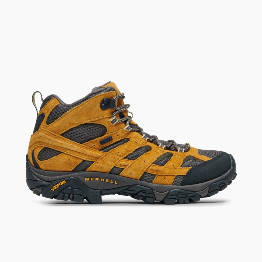 Merrell Gold Men's Moab 2 Mid Waterproof