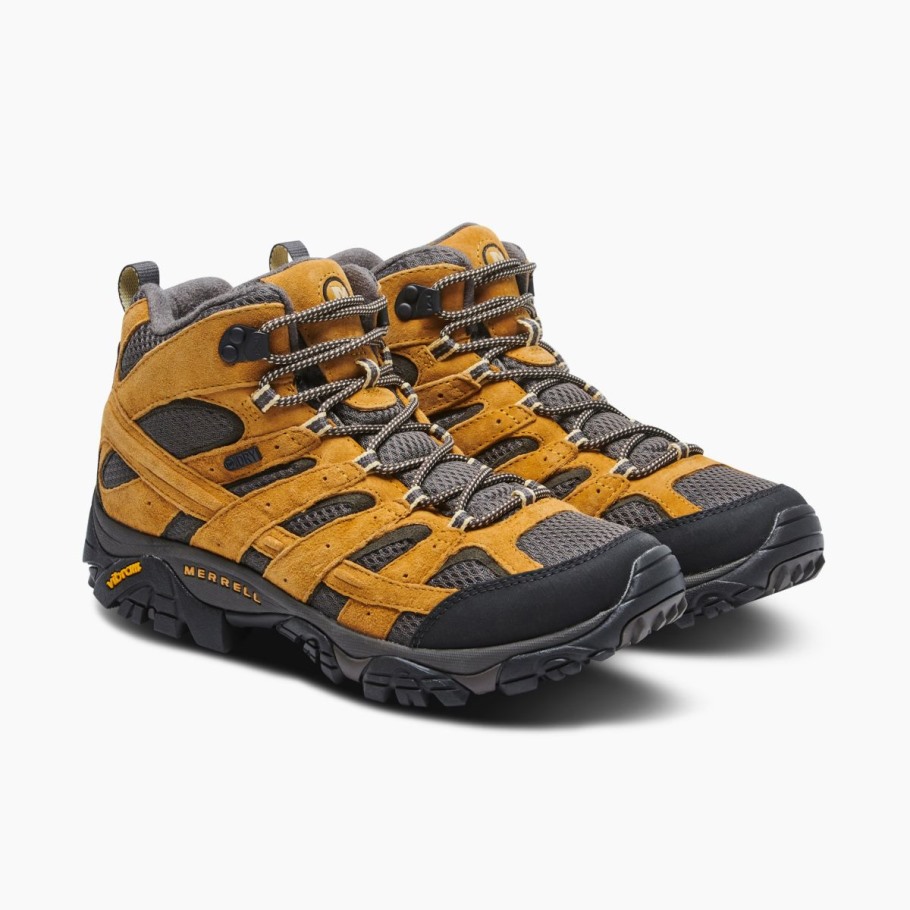 Merrell Gold Men's Moab 2 Mid Waterproof