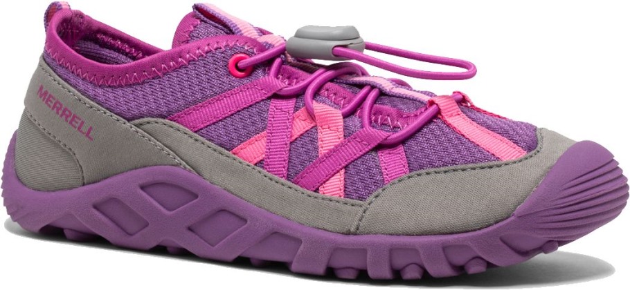 Merrell Grey Berry Big Kid's Hydro Lagoon Sandal