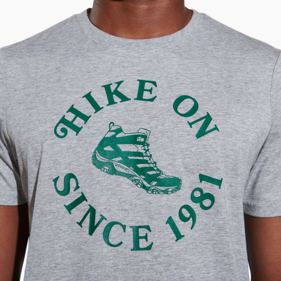 Merrell Grey Heather Men's Hike On Tee