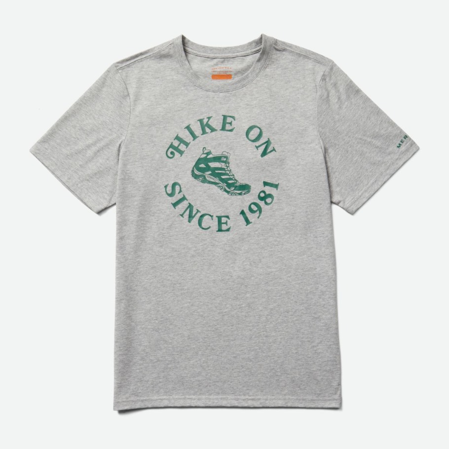 Merrell Grey Heather Men's Hike On Tee