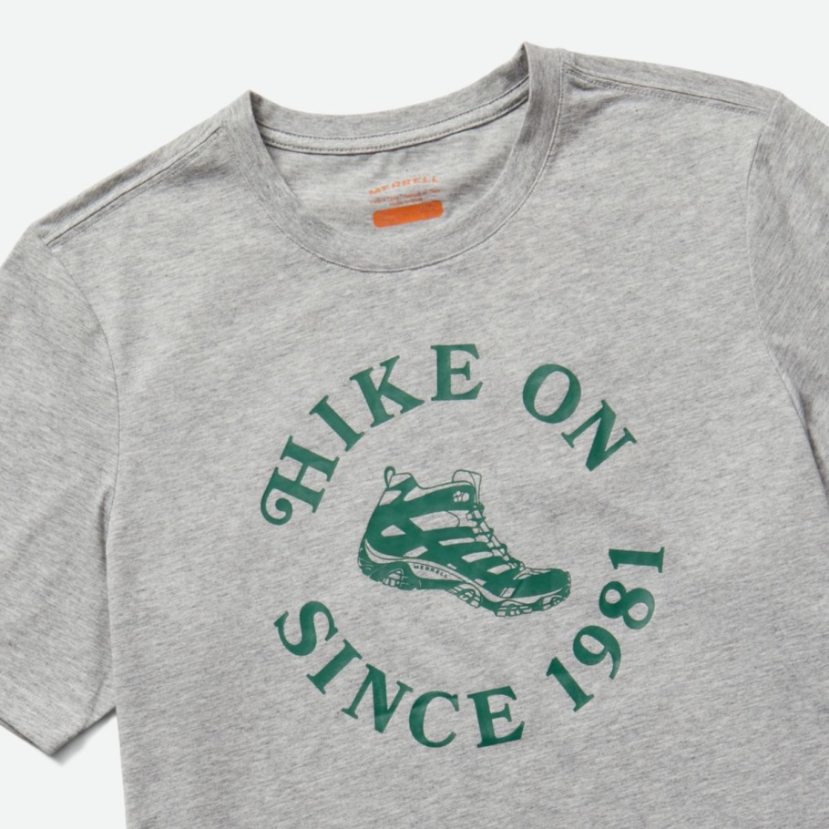 Merrell Grey Heather Men's Hike On Tee