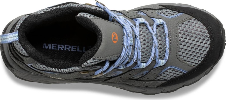 Merrell Grey Periwinkle Big Kid's Moab 2 Mid Waterproof Boot