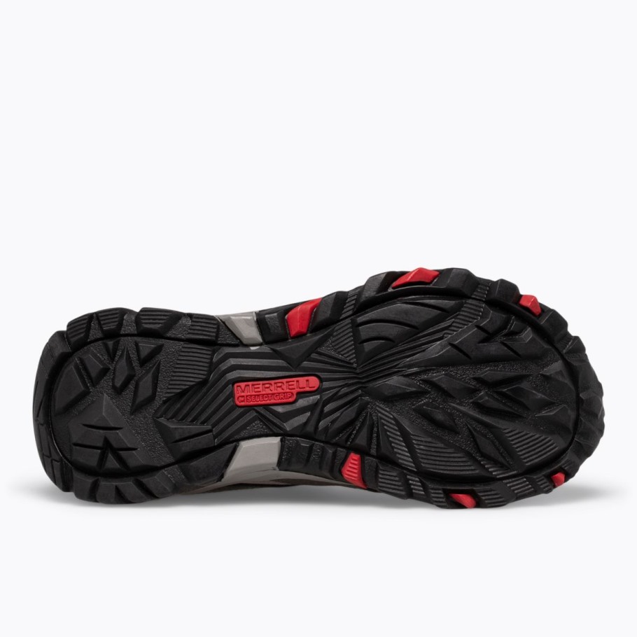 Merrell Grey Red Black Big Kid's Trail Quest