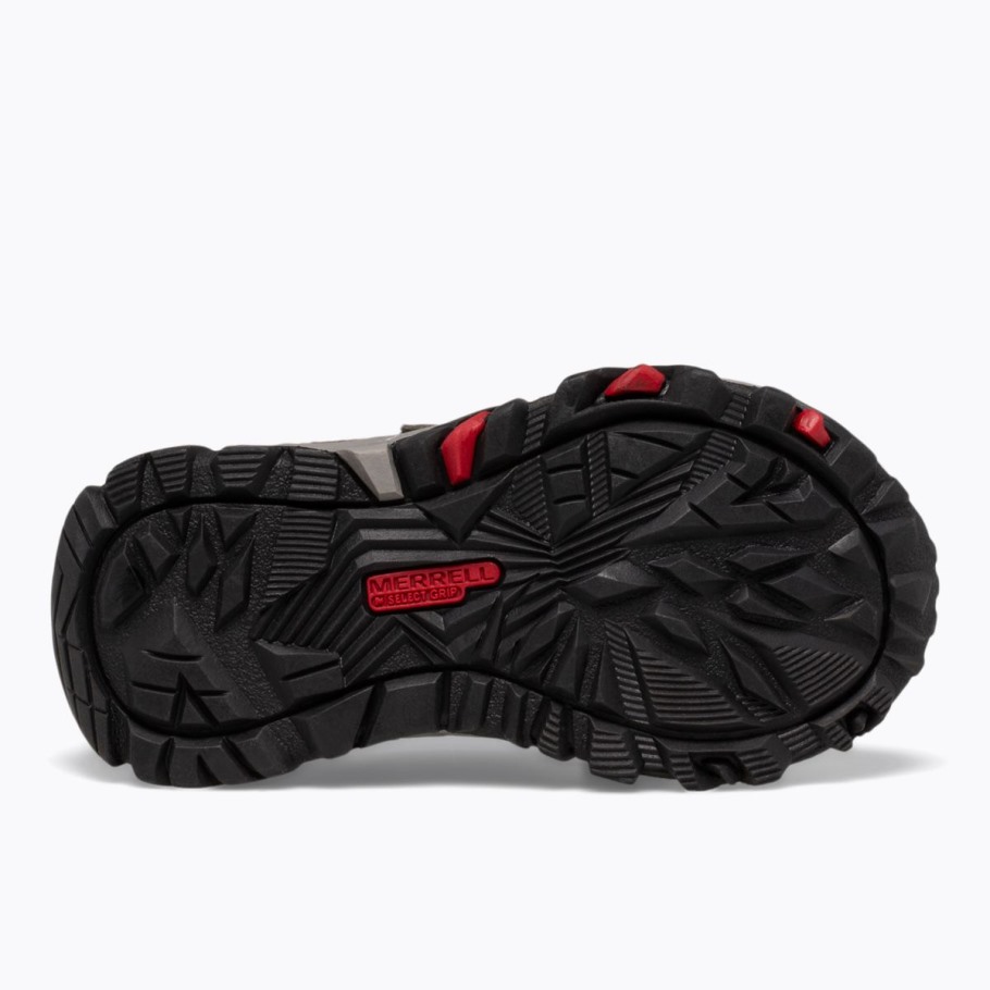 Merrell Grey Red Black Little Kid's Trail Quest Jr.
