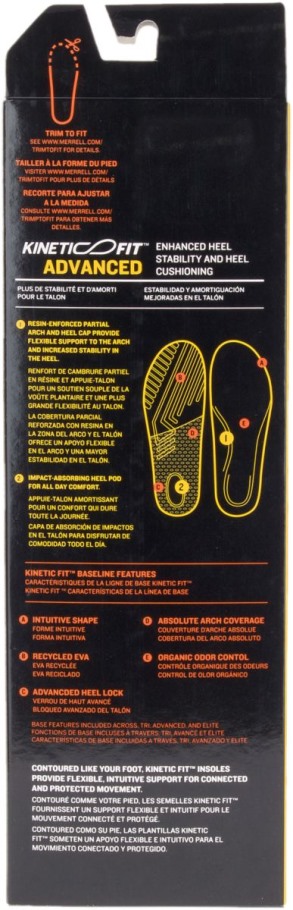 Merrell Kinetic Fit&trade Advanced Footbed