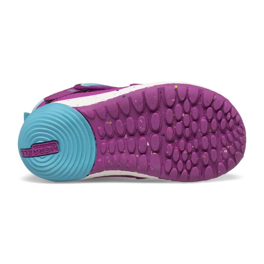 Merrell Little Kid's Bare Steps Puffer Boot Berry Turquoise