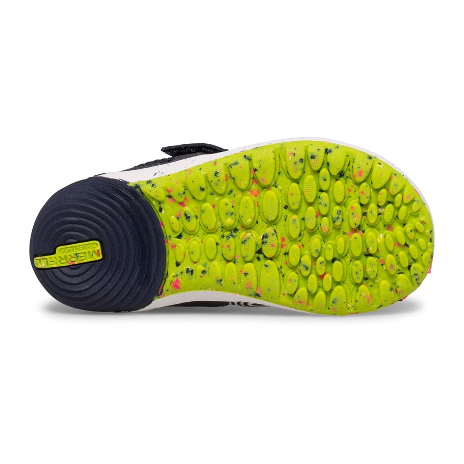 Merrell Little Kid's Bare Steps® H2O Chroma Sneaker Navy Lime
