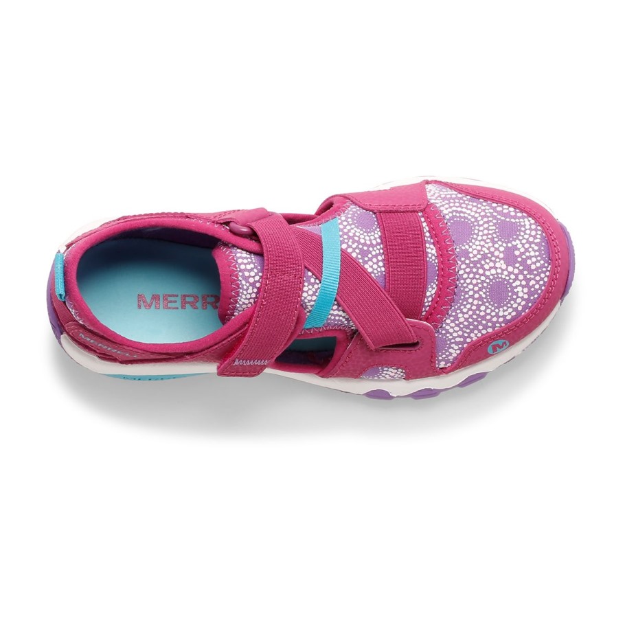 Merrell Little Kid's Hydro Free Roam Chroma Monarch Sandal Fuchsia