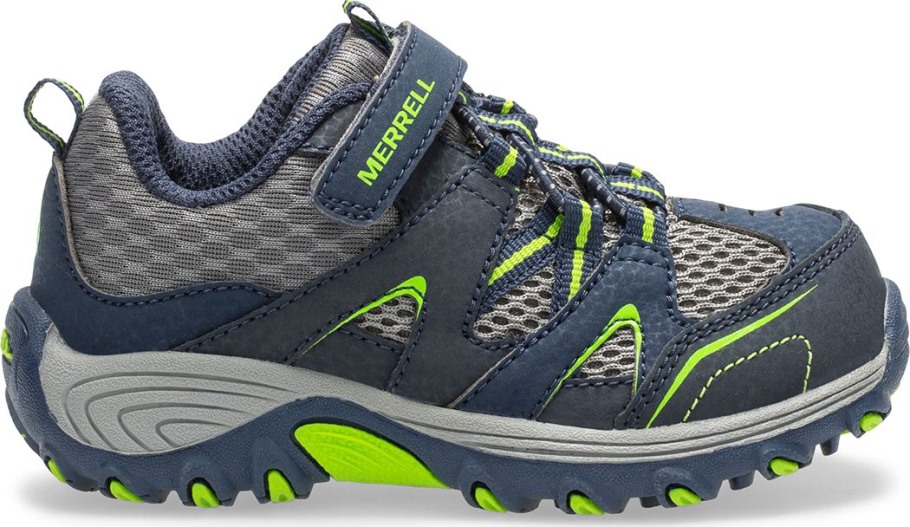 Merrell Little Kid's Trail Chaser Jr. Shoe Navy Green