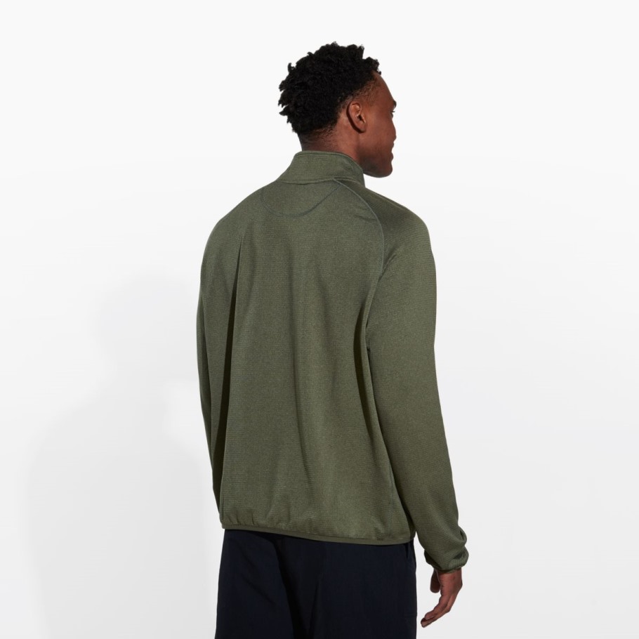 Merrell Men's Geotex 1/4 Zip Dusty Olive Heather