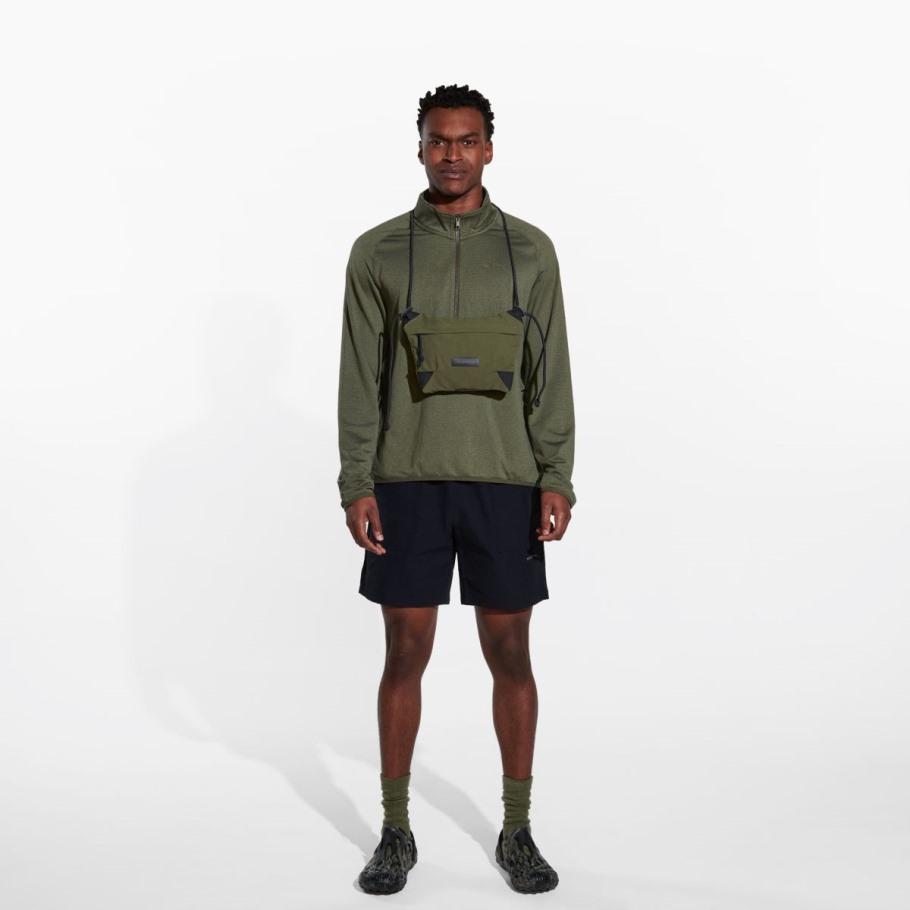 Merrell Men's Geotex 1/4 Zip Dusty Olive Heather