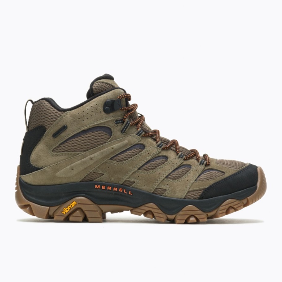Merrell Men's Moab 3 Mid Waterproof Olive Gum