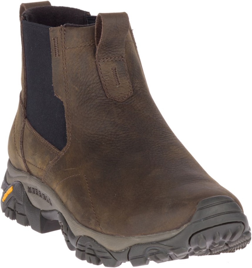 Merrell Men's Moab Adventure Chelsea Polar Waterproof Wide Width Brown