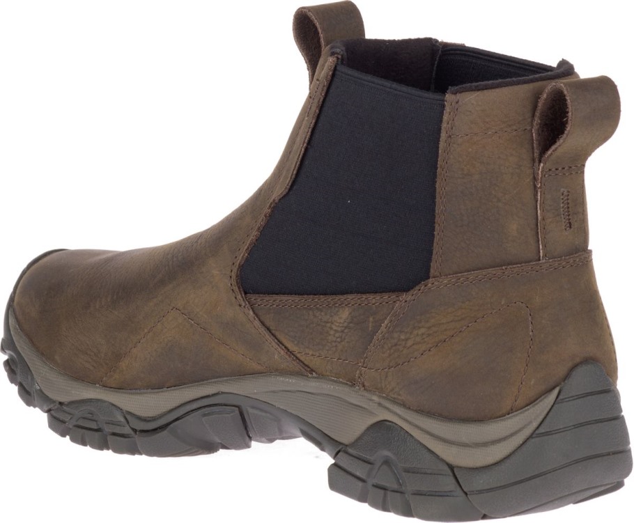 Merrell Men's Moab Adventure Chelsea Polar Waterproof Wide Width Brown