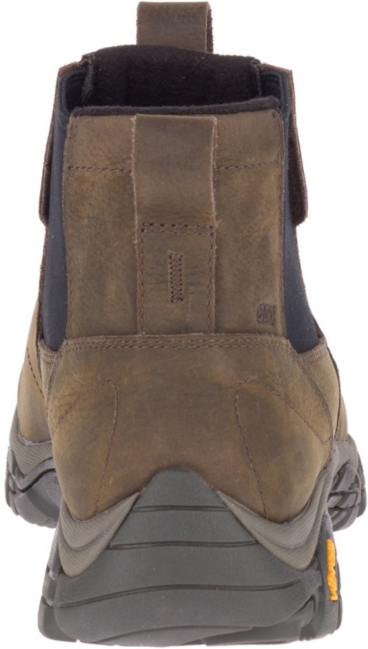 Merrell Men's Moab Adventure Chelsea Polar Waterproof Wide Width Brown