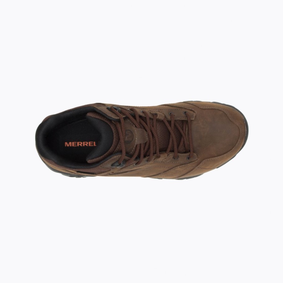 Merrell Men's Moab Adventure Mid Waterproof Dark Earth
