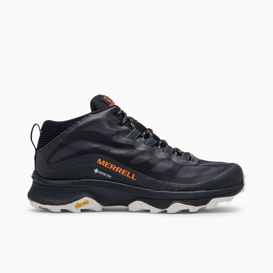 Merrell Men's Moab Speed Mid GORE-TEX Black