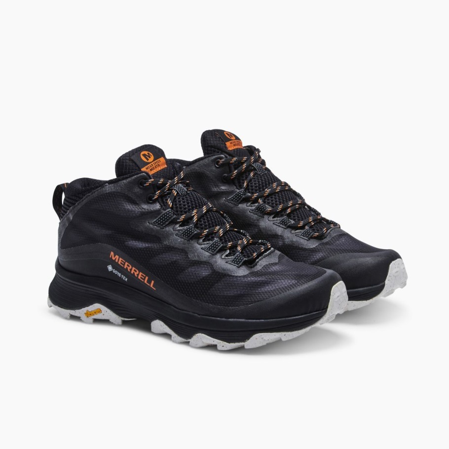 Merrell Men's Moab Speed Mid GORE-TEX Black