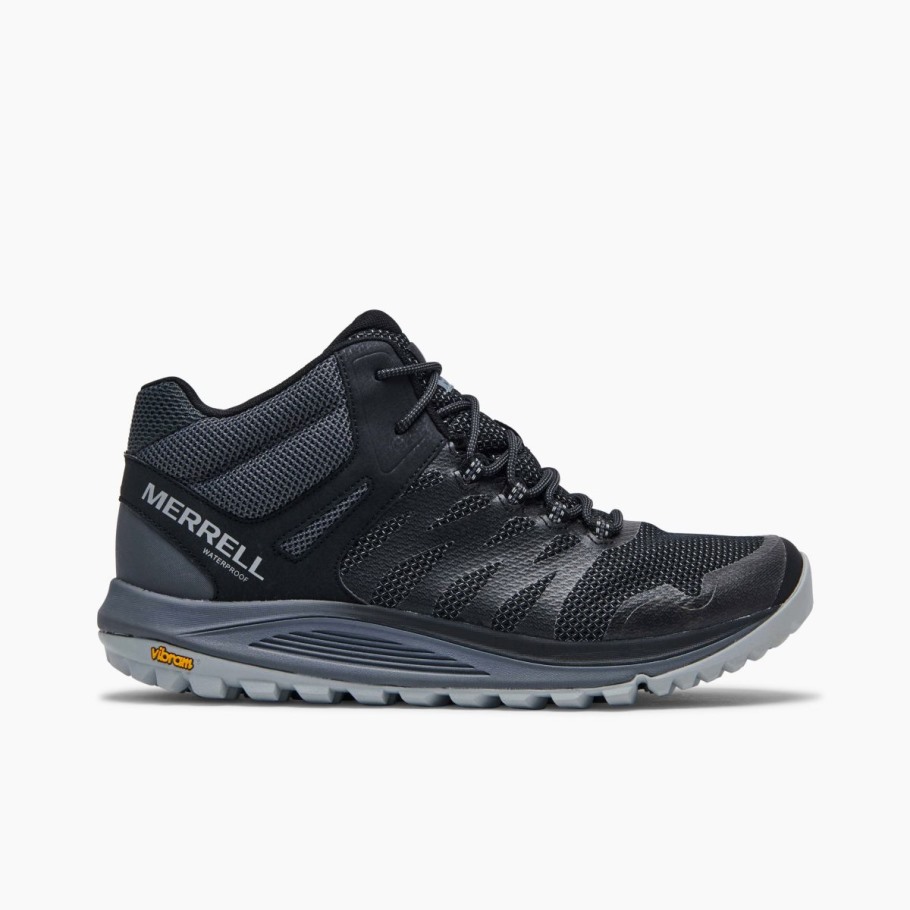Merrell Men's Nova 2 Mid Waterproof Wide Width Black