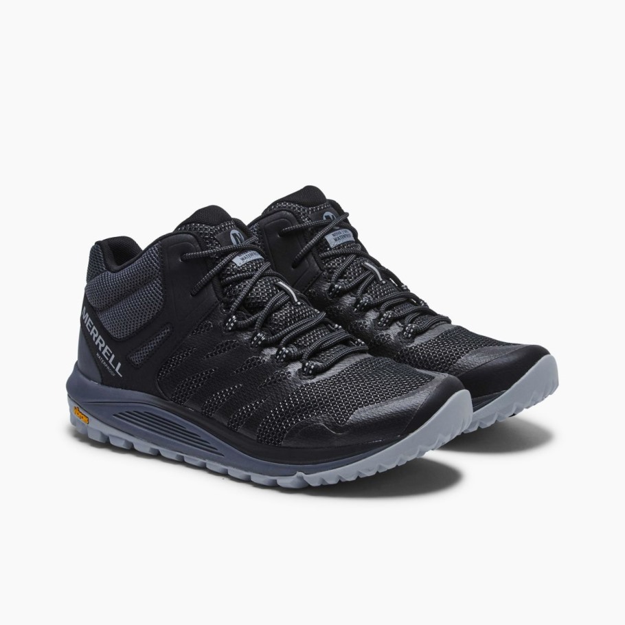 Merrell Men's Nova 2 Mid Waterproof Wide Width Black