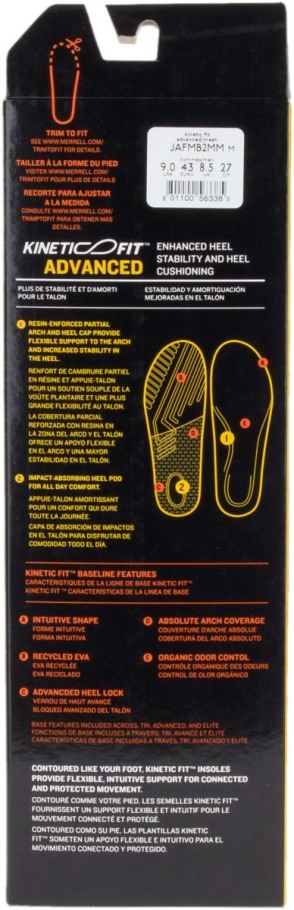 Merrell Mesh Kinetic Fit&trade Advanced Footbed
