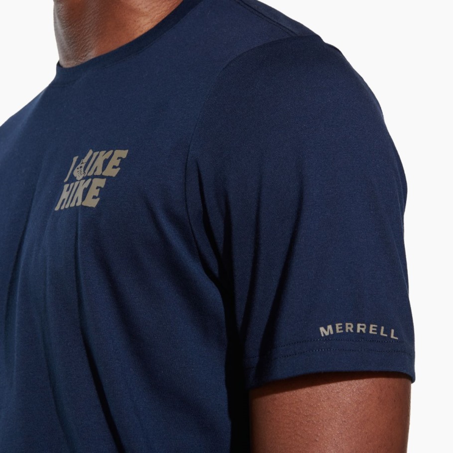 Merrell Navy Men's Like Hike Tee