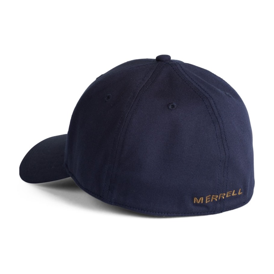 Merrell Navy Moab Twill Elastic Hat