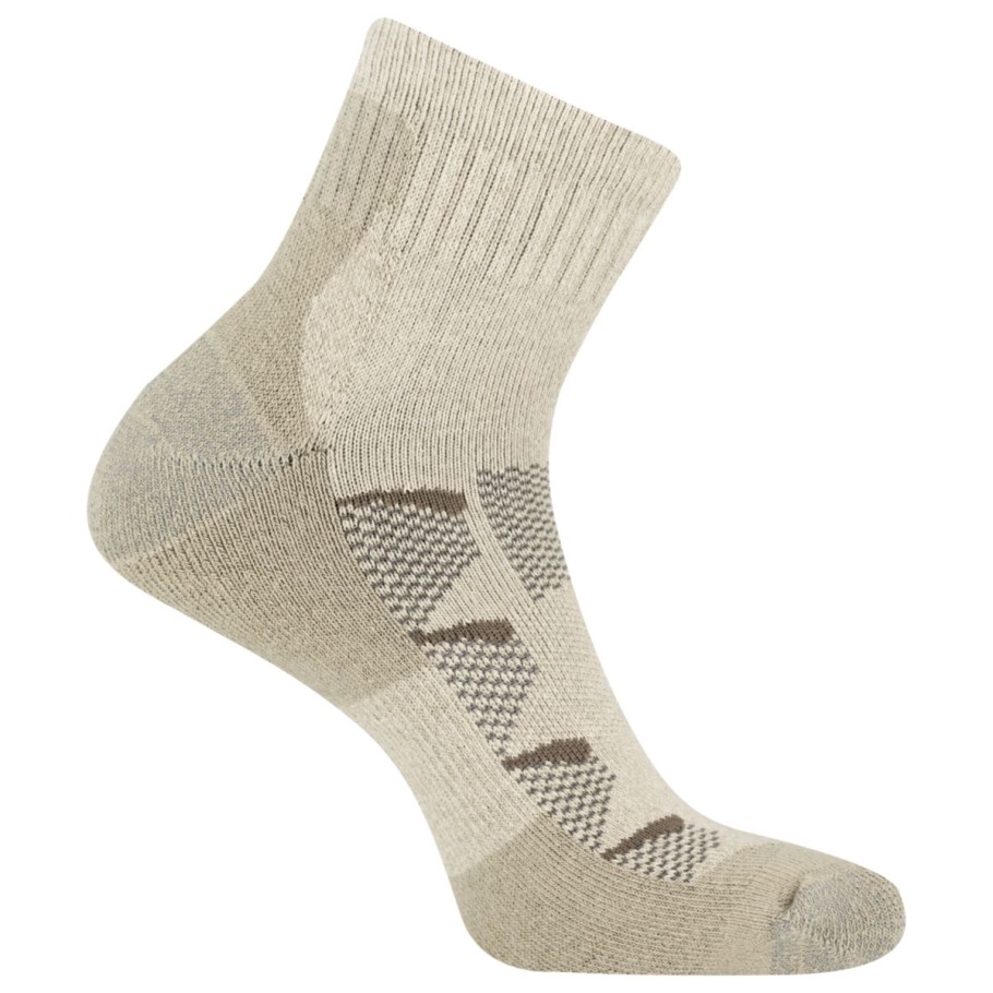 Merrell Oatmeal Moab Hiker Quarter Sock
