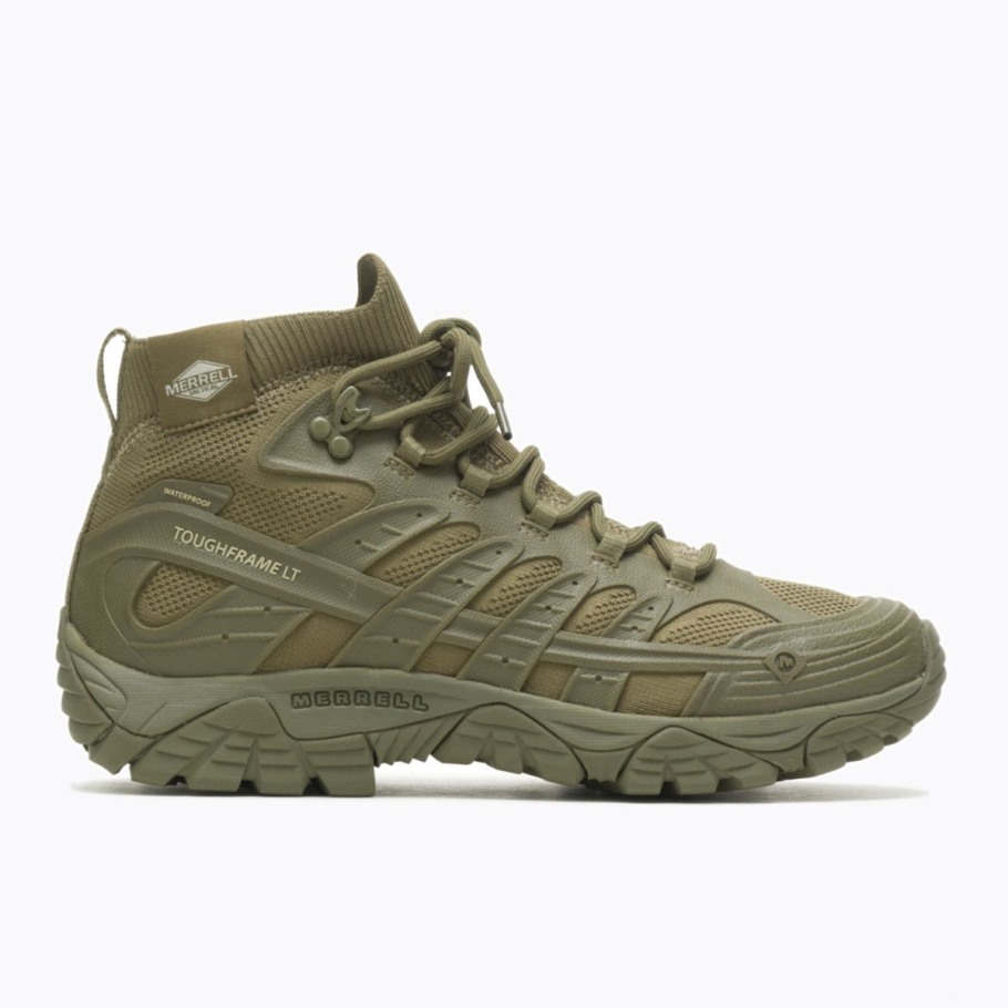 Merrell Olive Men's Moab Velocity Tactical Mid Waterproof