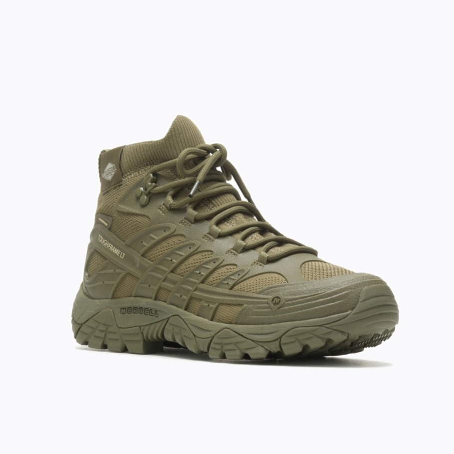 Merrell Olive Men's Moab Velocity Tactical Mid Waterproof