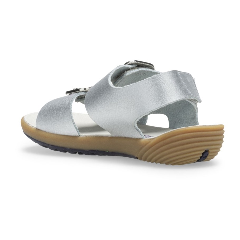 Merrell Silver Little Kid's Bare Steps® Sandal