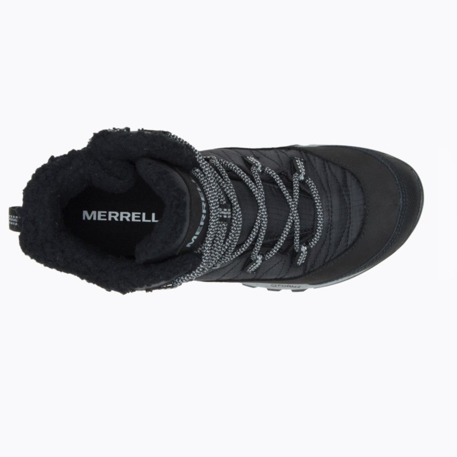 Merrell Women's Antora Sneaker Boot Waterproof Black