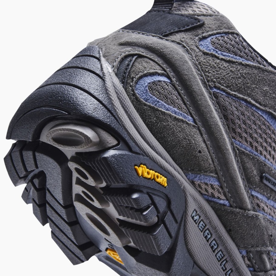 Merrell Women's Moab 2 Mid Waterproof Wide Width Granite