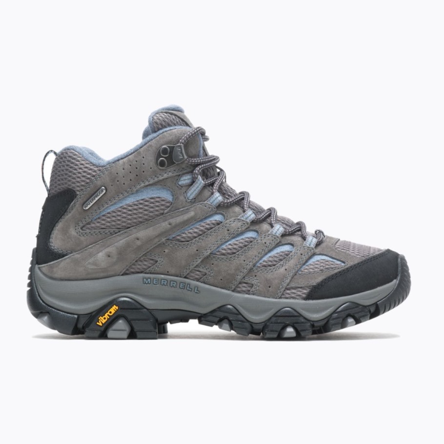 Merrell Women's Moab 3 Mid Waterproof Wide Width Granite