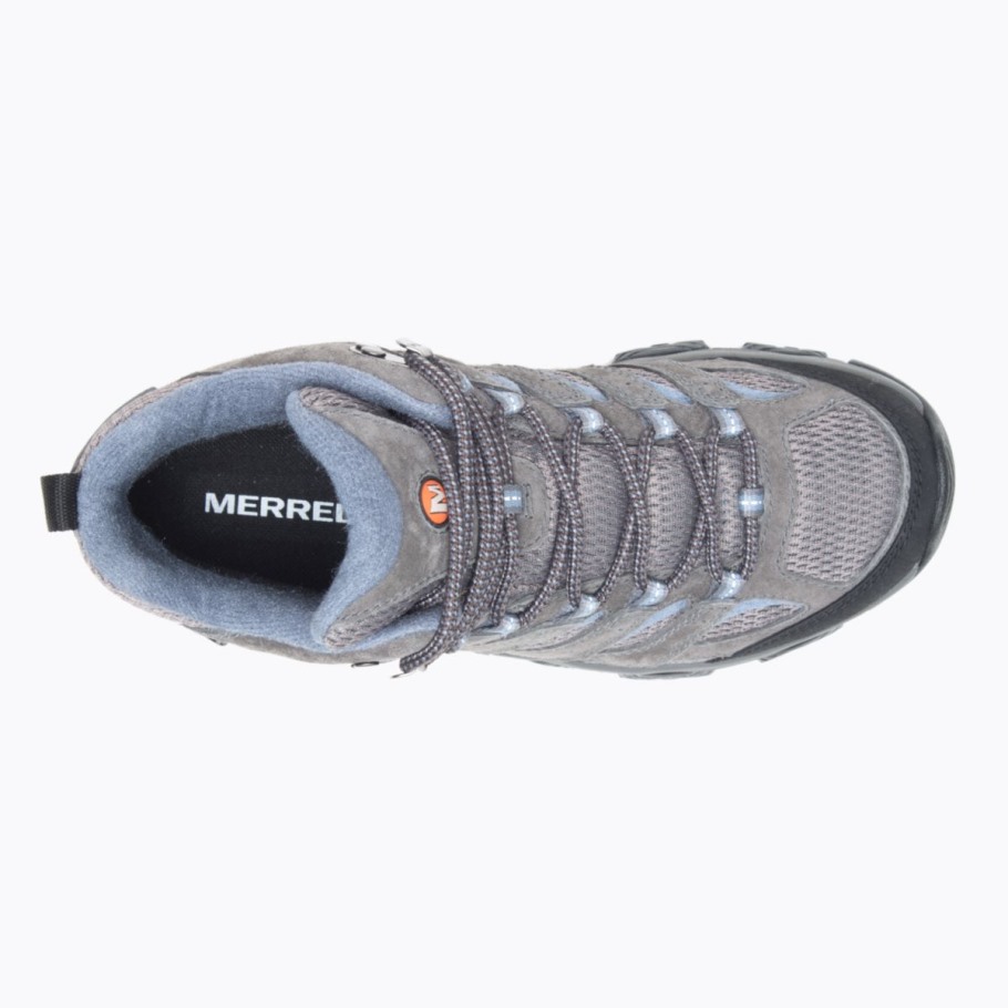 Merrell Women's Moab 3 Mid Waterproof Wide Width Granite