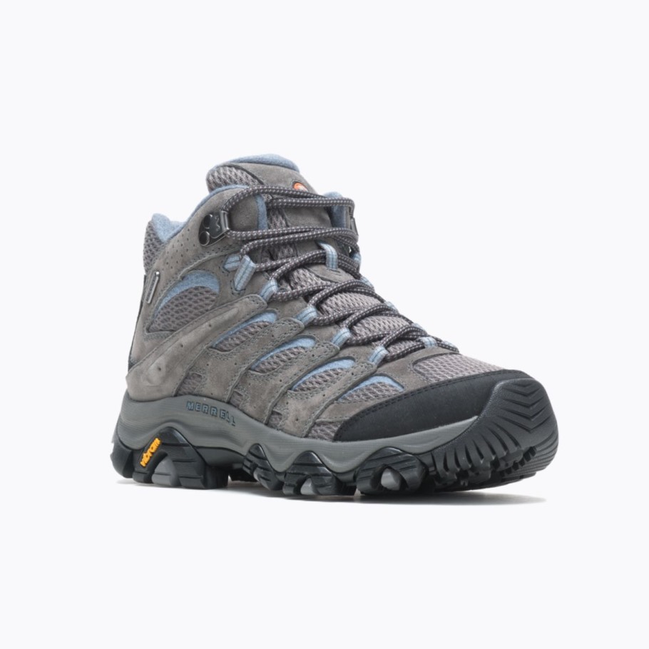 Merrell Women's Moab 3 Mid Waterproof Wide Width Granite