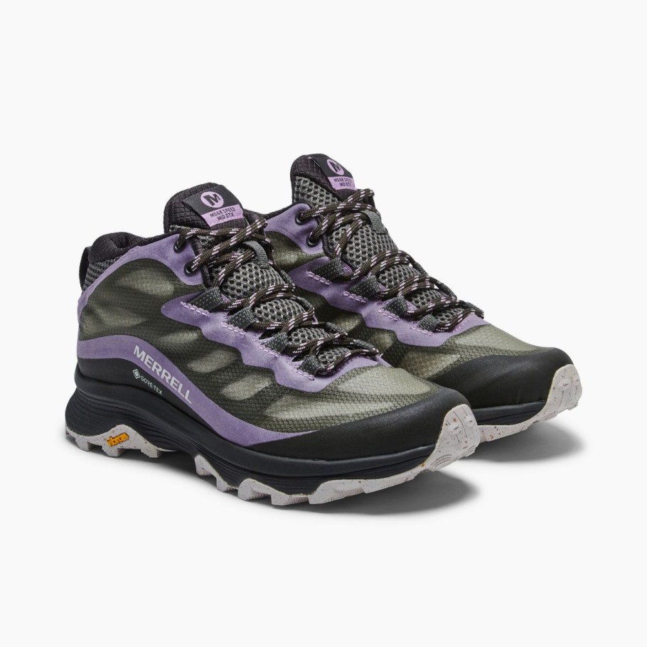 Merrell Women's Moab Speed Mid GORE-TEX Lichen