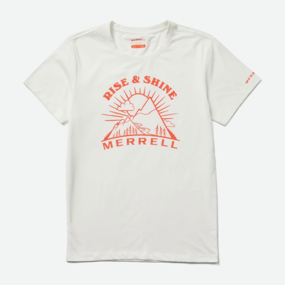 Merrell Women's Rise and Shine Crew Tee Cloud Dancer