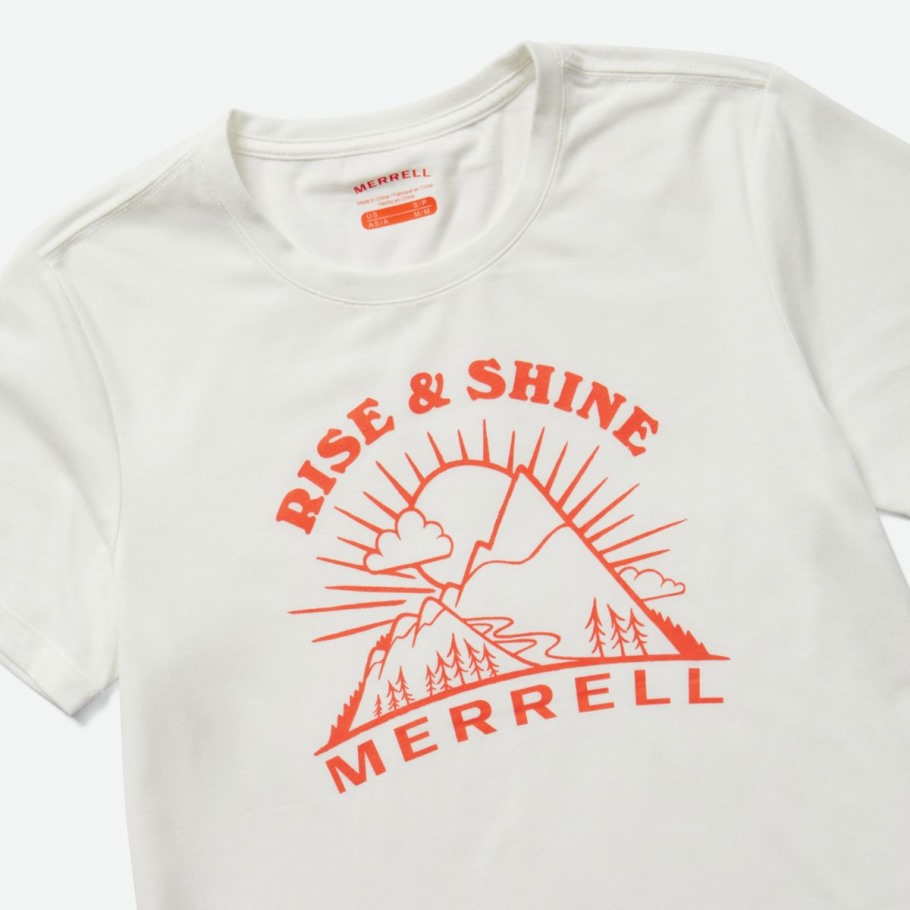 Merrell Women's Rise and Shine Crew Tee Cloud Dancer