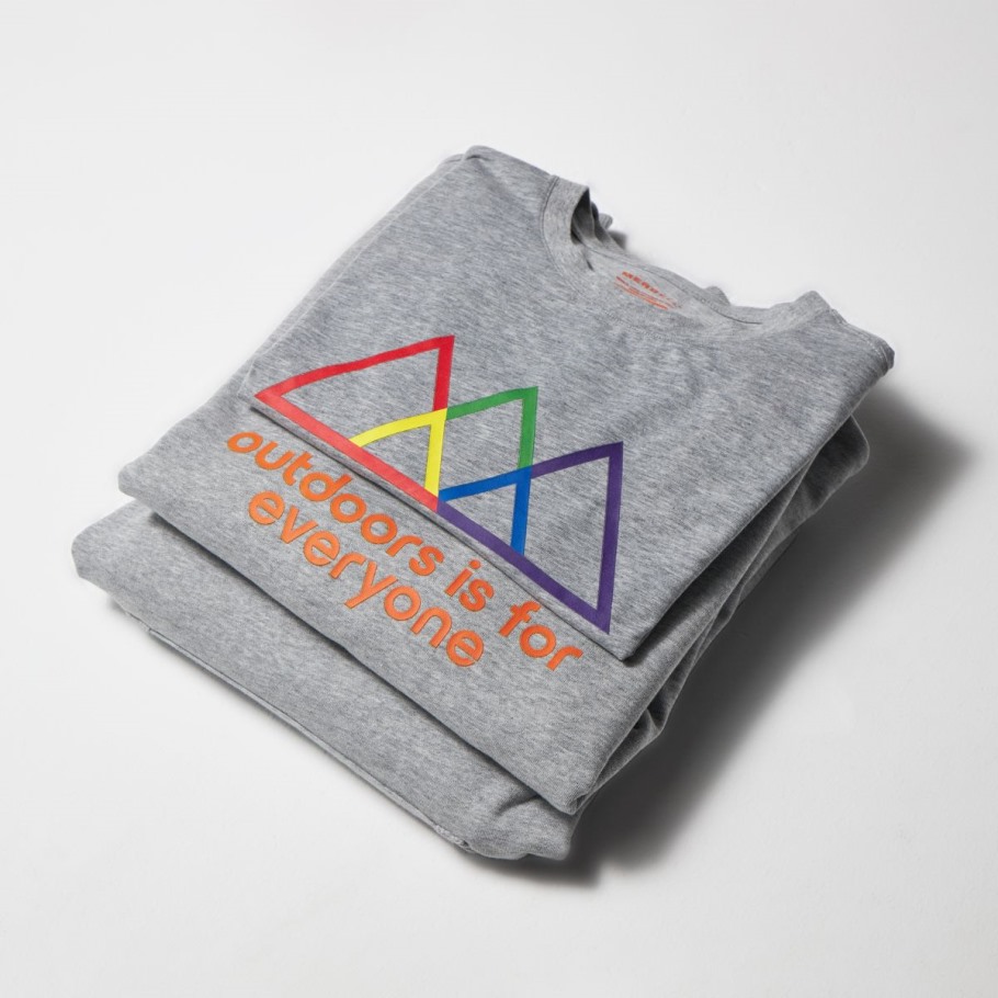 Outdoors Is For Everyone Crewneck Sweatshirt Merrell Heather Gray