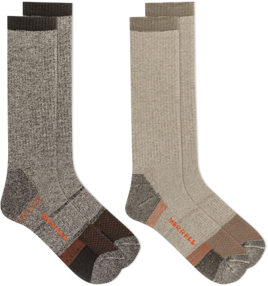 Rugged Steel Toe Crew 2-Pack Brown Asst Merrell