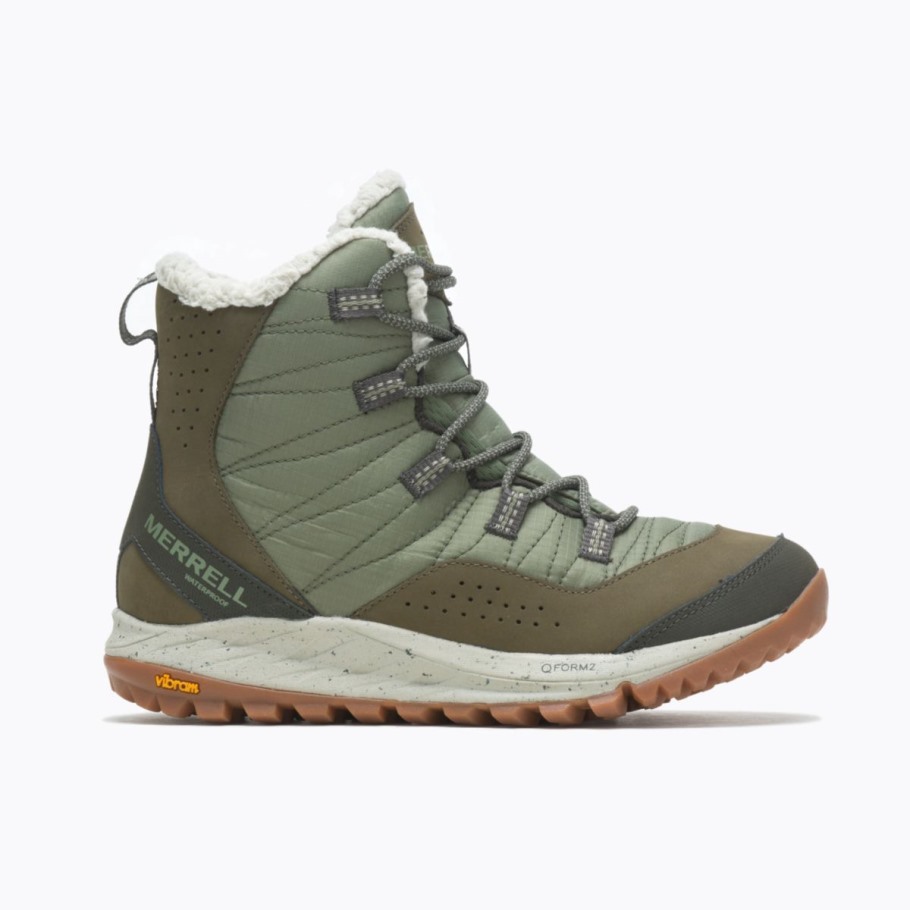 Women's Antora Sneaker Boot Waterproof Merrell Lichen
