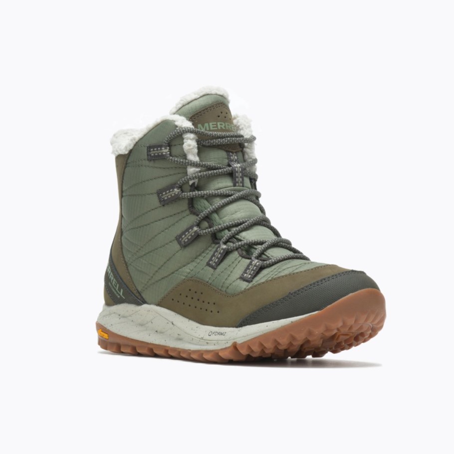 Women's Antora Sneaker Boot Waterproof Merrell Lichen