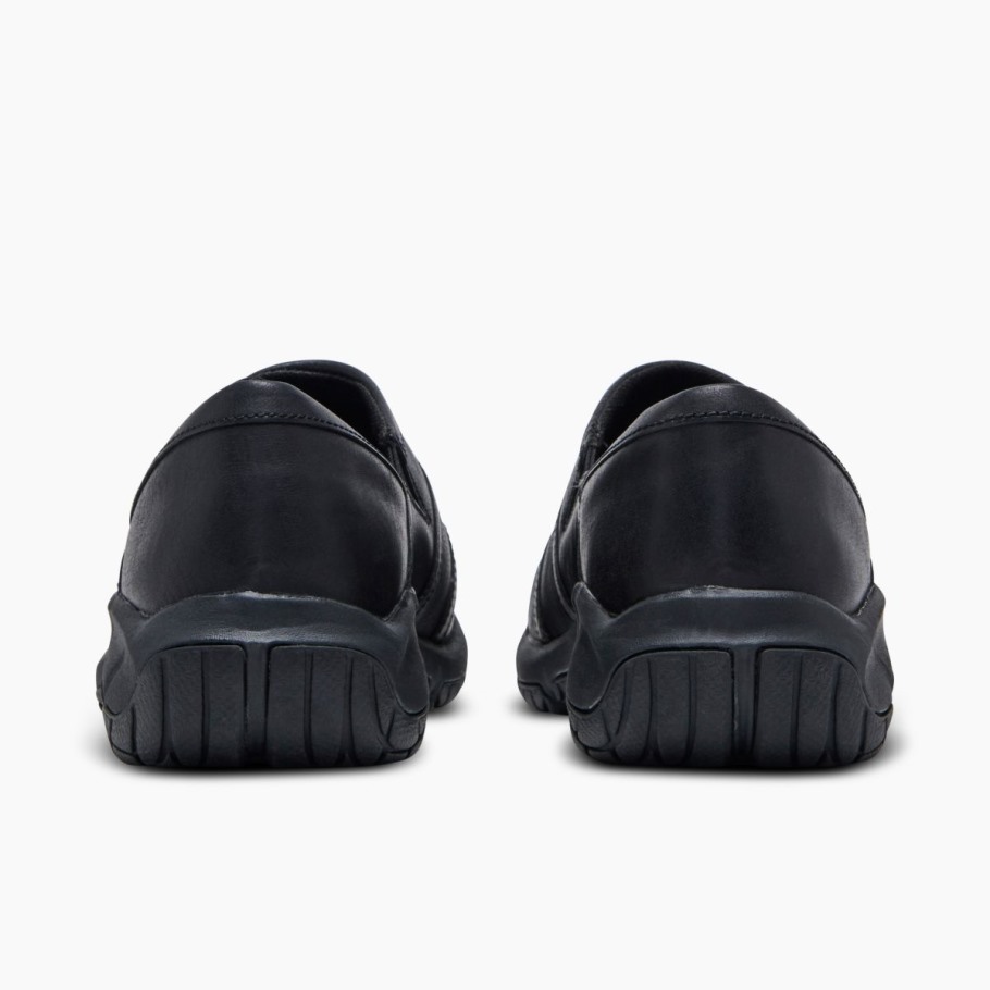 Women's Encore Moc 4 Leather Wide Width Merrell Black