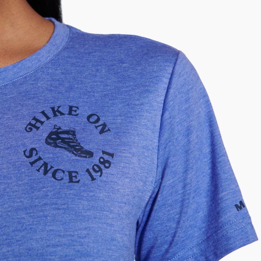 Women's Hike On Tee Baja Blue Heather Merrell