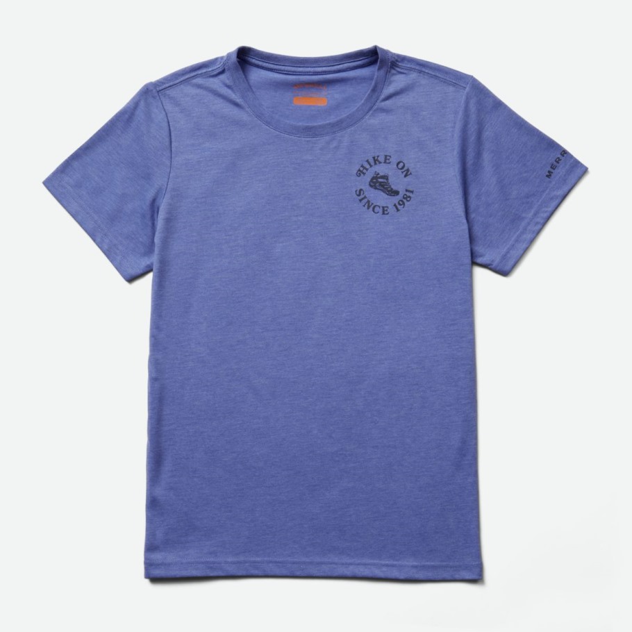 Women's Hike On Tee Baja Blue Heather Merrell