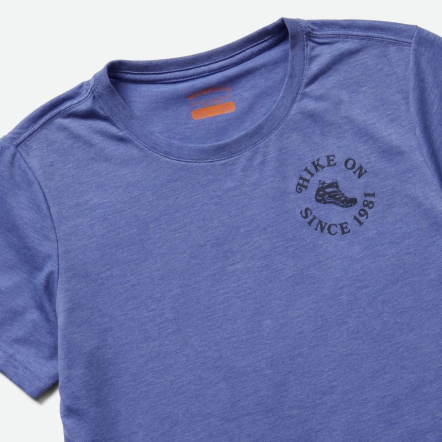 Women's Hike On Tee Baja Blue Heather Merrell